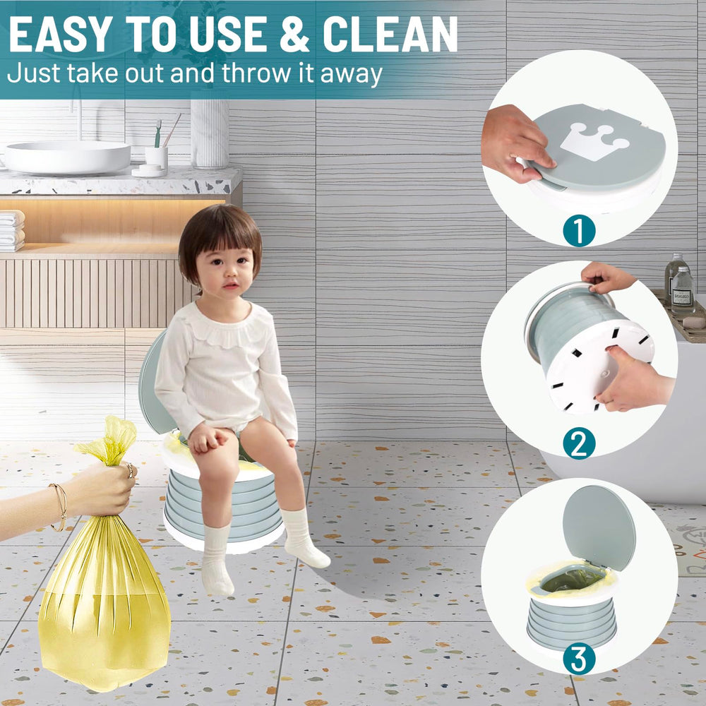 SunnySmile splash guard on potty seat preventing leaks for boys and girls