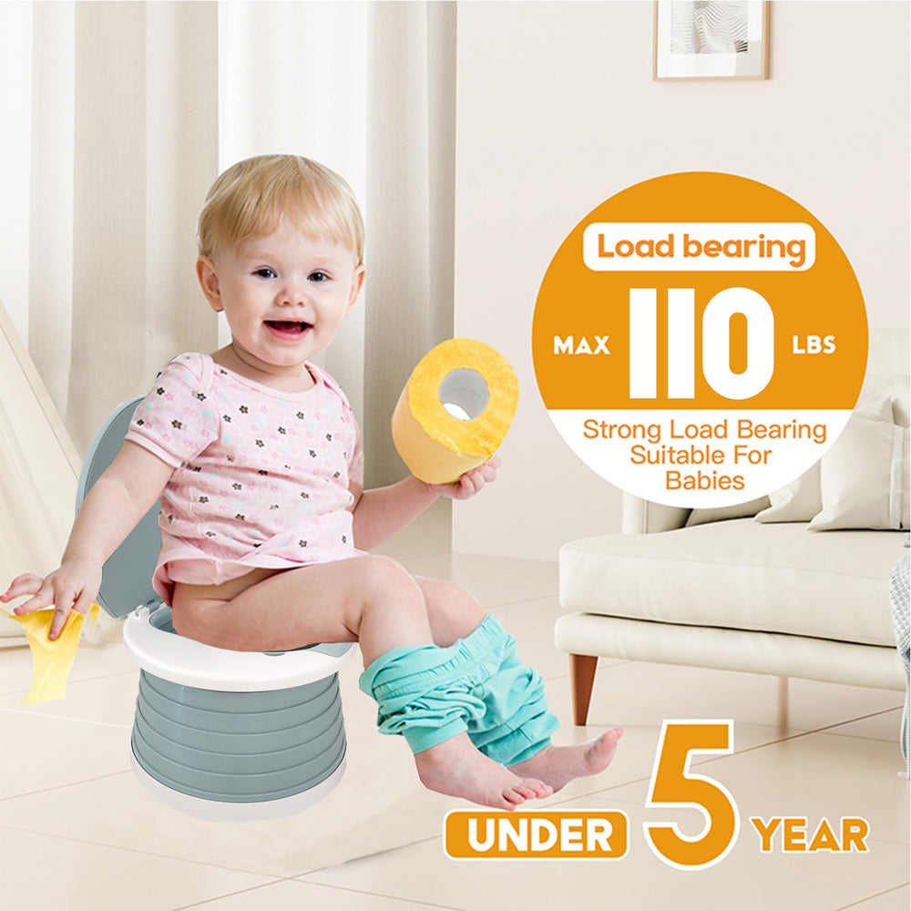 SunnySmile Travel Potty in car use for emergency bathroom needs on trips