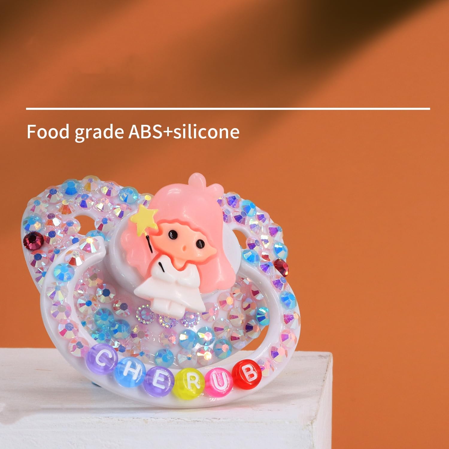 SUNOWE adult pacifier diamond-bling adds luxe style for everyday wear