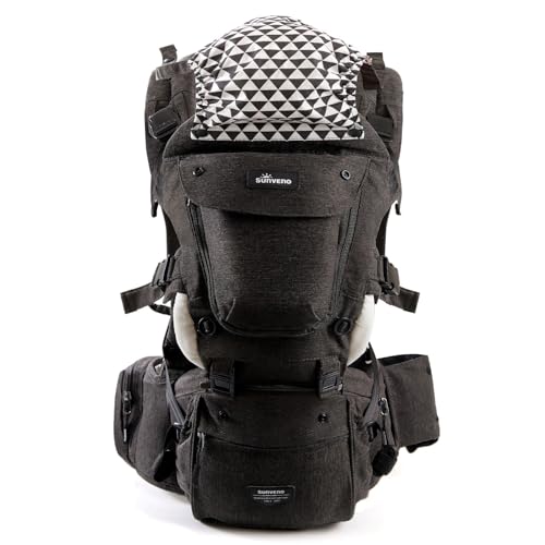 SUNVENO double-shoulder straps distribute weight for comfortable wear.
