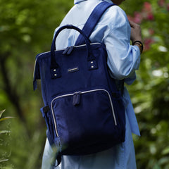 SUNVENO waterproof Oxford fabric in blue protecting contents