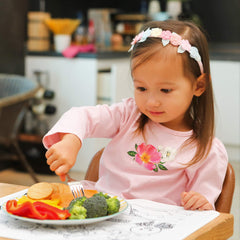 SunZio Kids four spoons with softly curved bowls for gentle scooping.