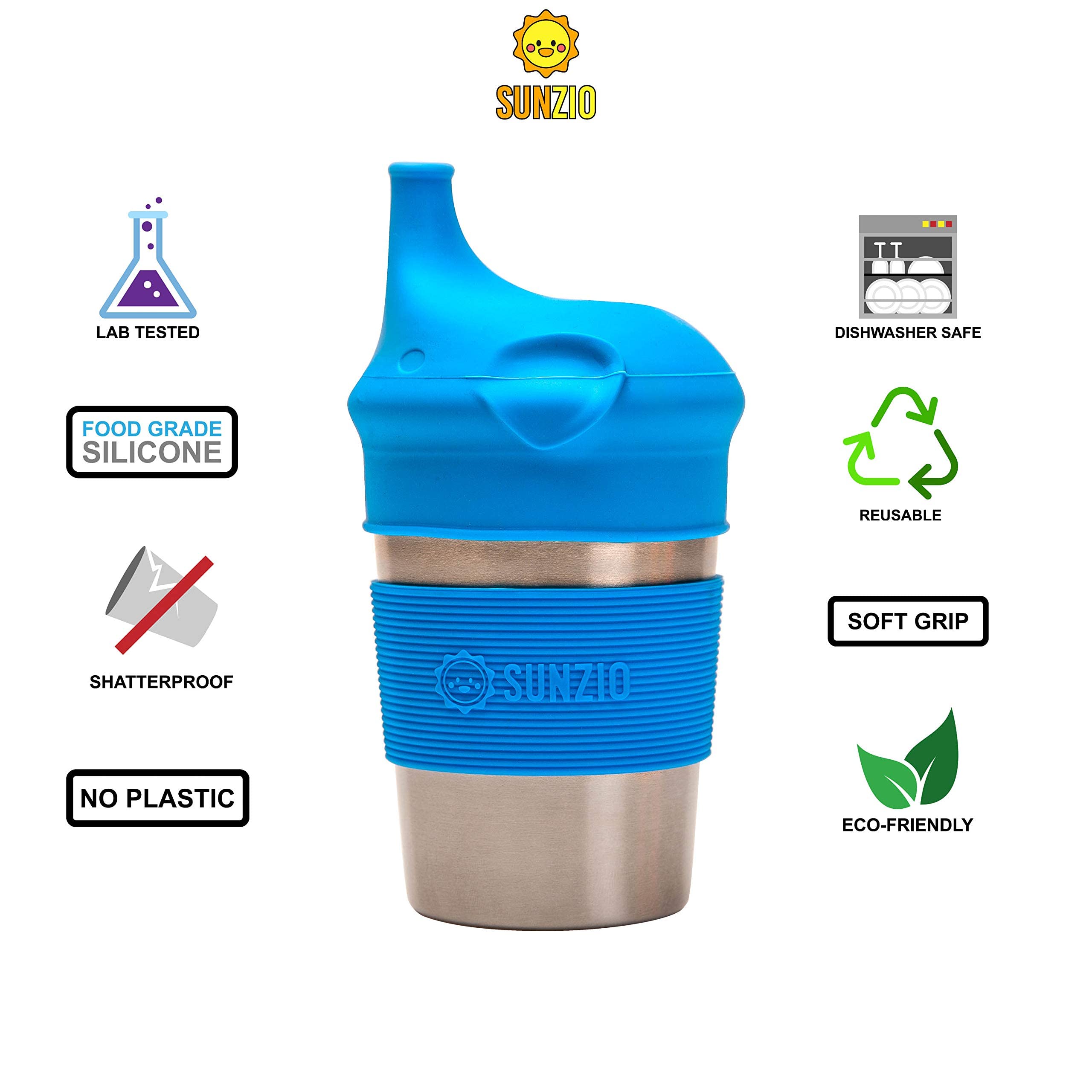 SUNZIO dishwasher-safe design for quick, thorough cleaning.
