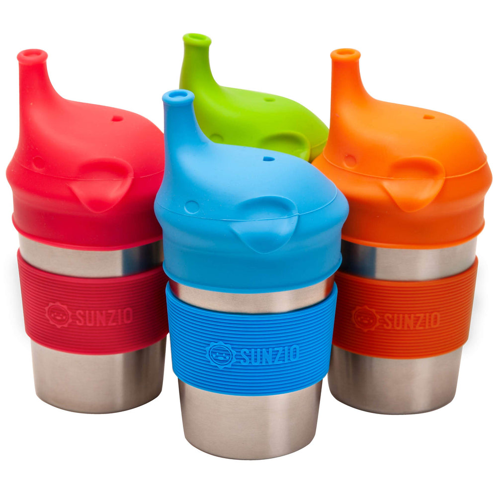 SUNZIO kid-friendly cups ready for daily sipping routines.
