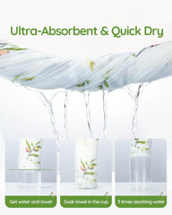 SUOSDEY towel shows high absorption and soft bamboo-cotton blend