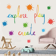 SUPANT inspirational quotes wall decal for kid room that's removable.