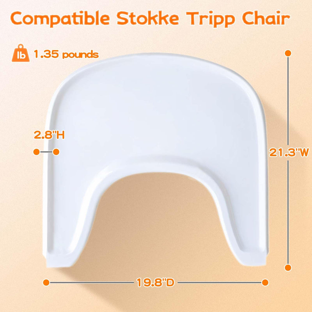 SupaoSPG tray features smooth surface for quick cleanup after meals.