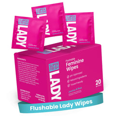Super Fresh Co Lady Parts Wipes Pack — portable freshness for daily use.