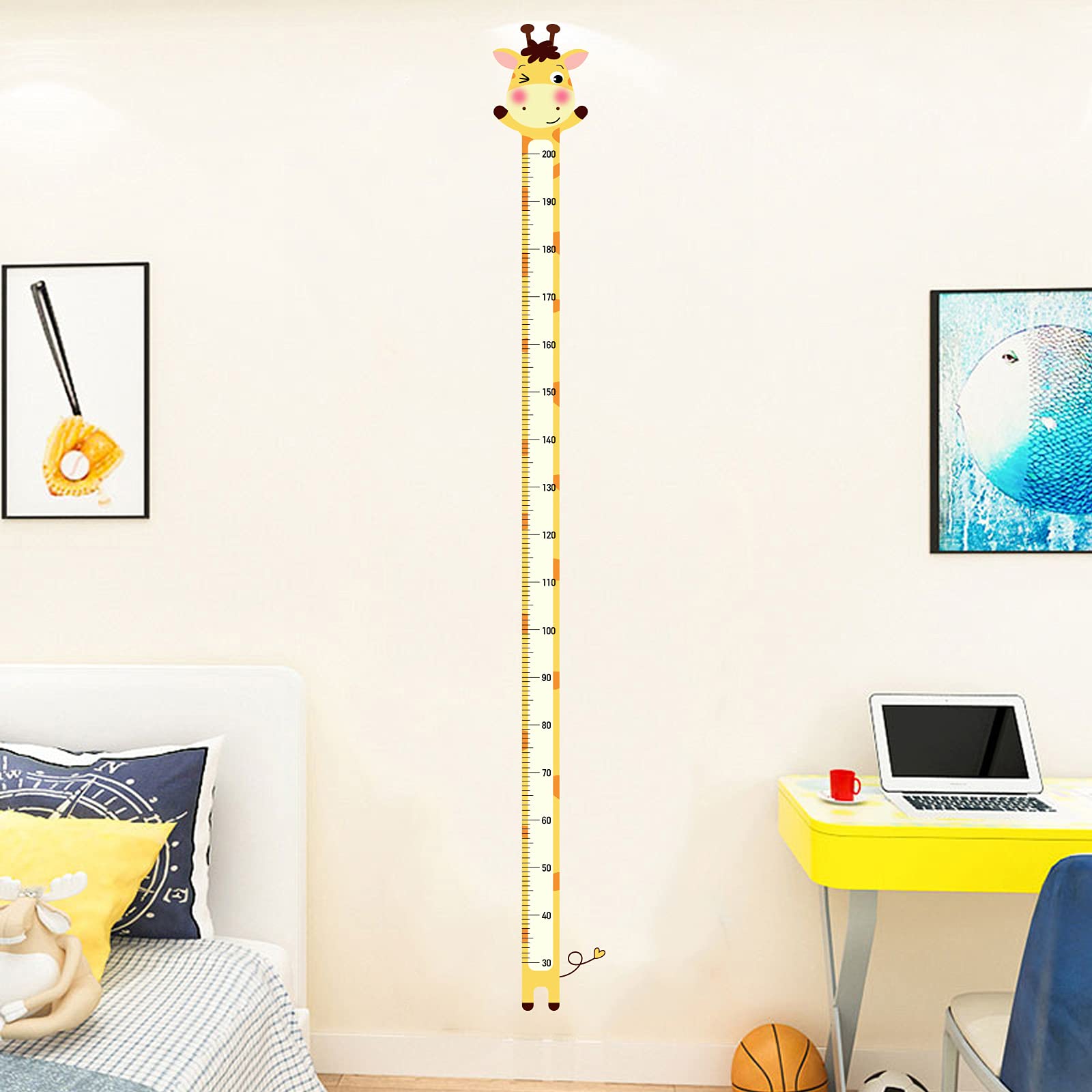 SUPERDANT classroom decor giraffe height chart helps visual milestones