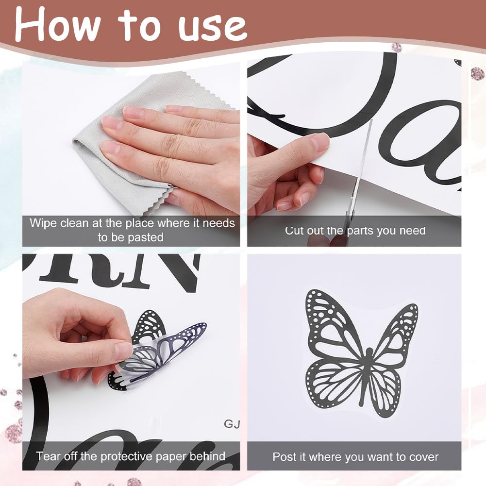 DIY wall decor stickers from SUPERDANT for smooth surfaces