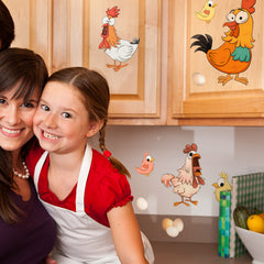SUPERDANT chick wall sticker brightens play spaces with friendly characters