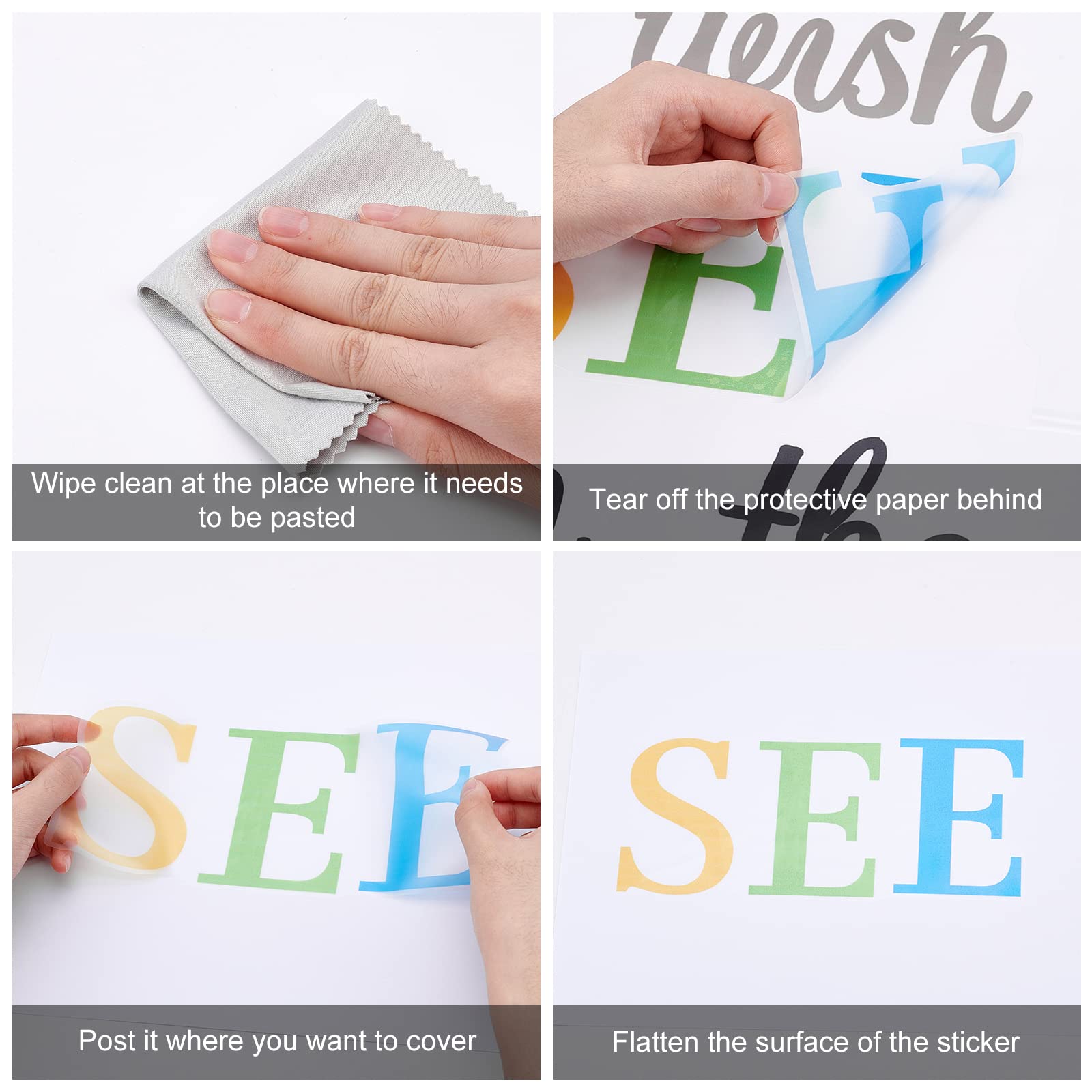 SUPERDANT peel-and-stick octopus arm decal with simple removal.