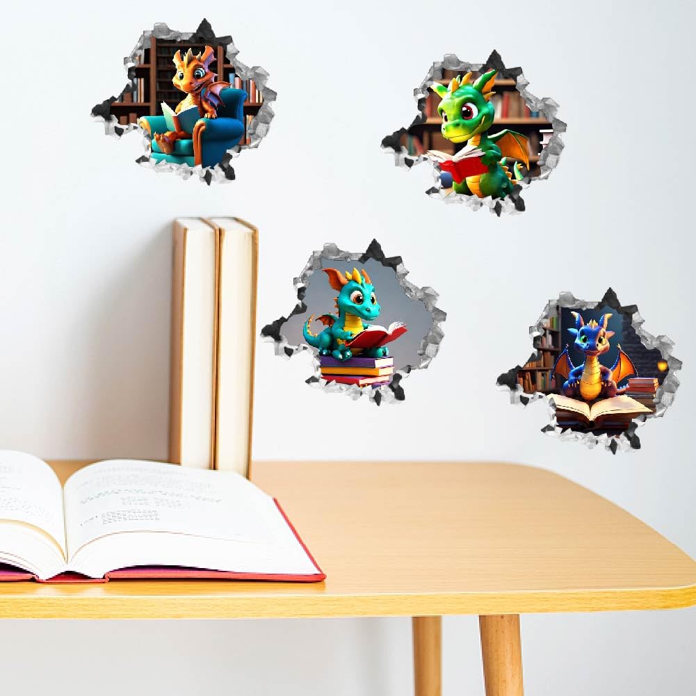 SUPERDANT peel-and-stick wall decal for quick, mess-free decorating.