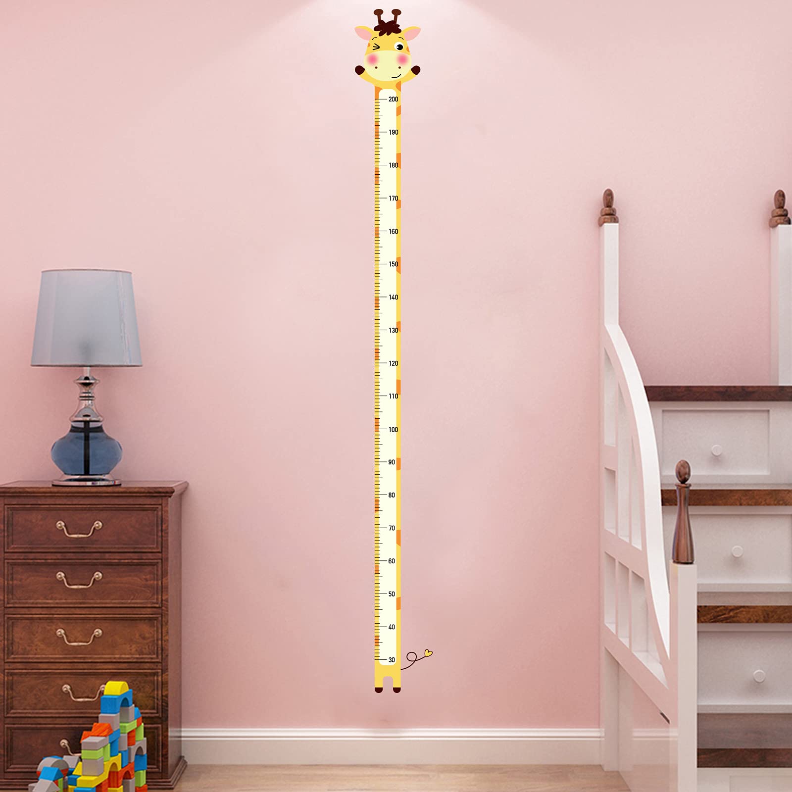SUPERDANT giraffe chart wall sticker adds cheerful decor to playrooms