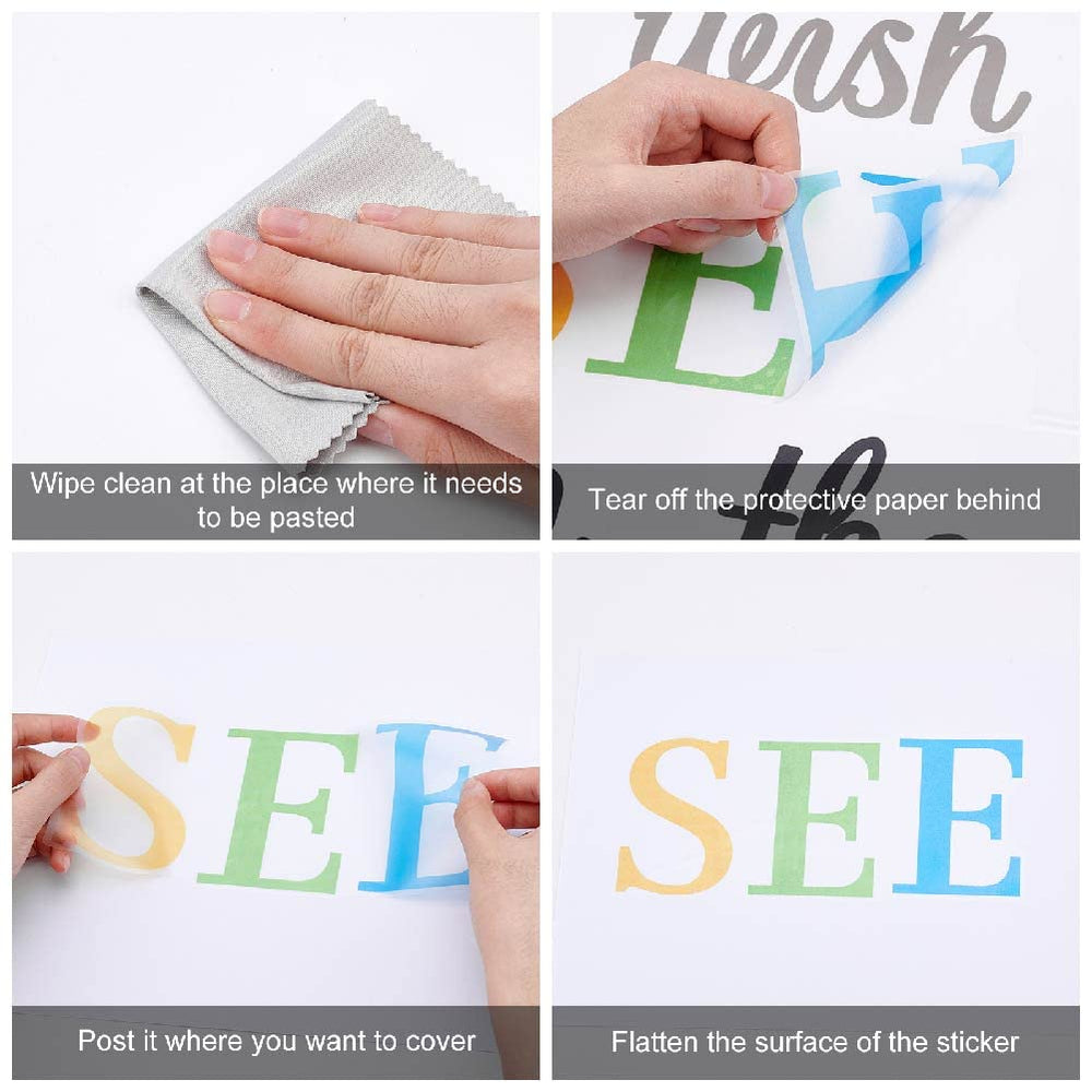SUPERDANT two-sheet packaging keeps wall decals protected during shipping and storage.