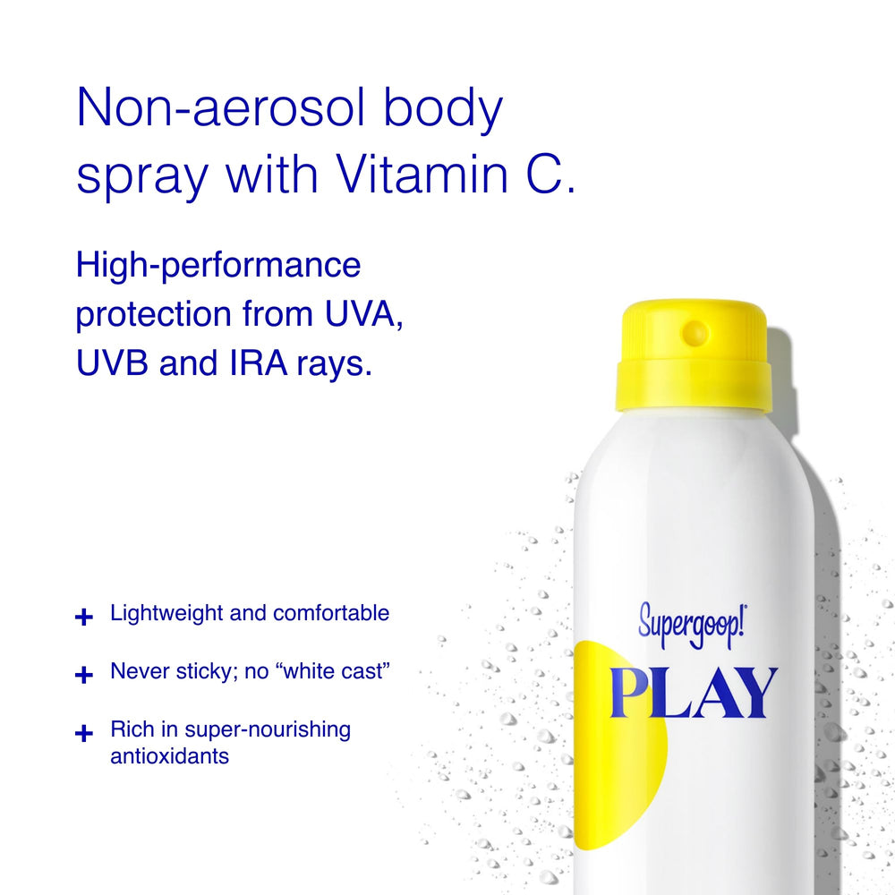 Close-up of PLAY Everyday Lotion texture showing non-sticky, no white cast finish