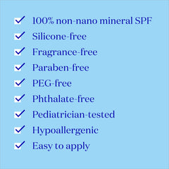 Pediatrician-tested Sunnyscreen image highlighting hypoallergenic protection.