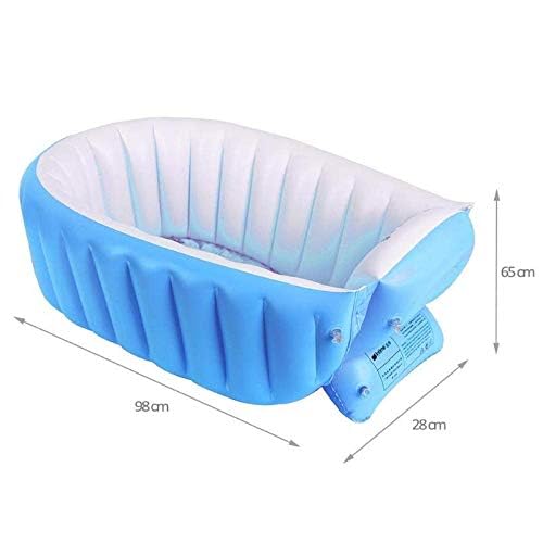 Travel-friendly inflatable bath pool by SuperLi for family adventures.