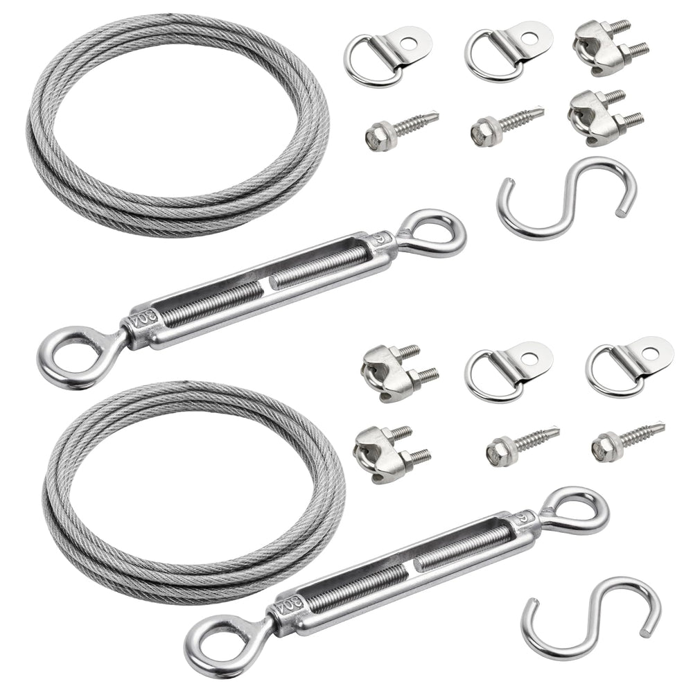 Supkiir anti-sag gate kit assembled on a wooden gate, ready to reinforce.