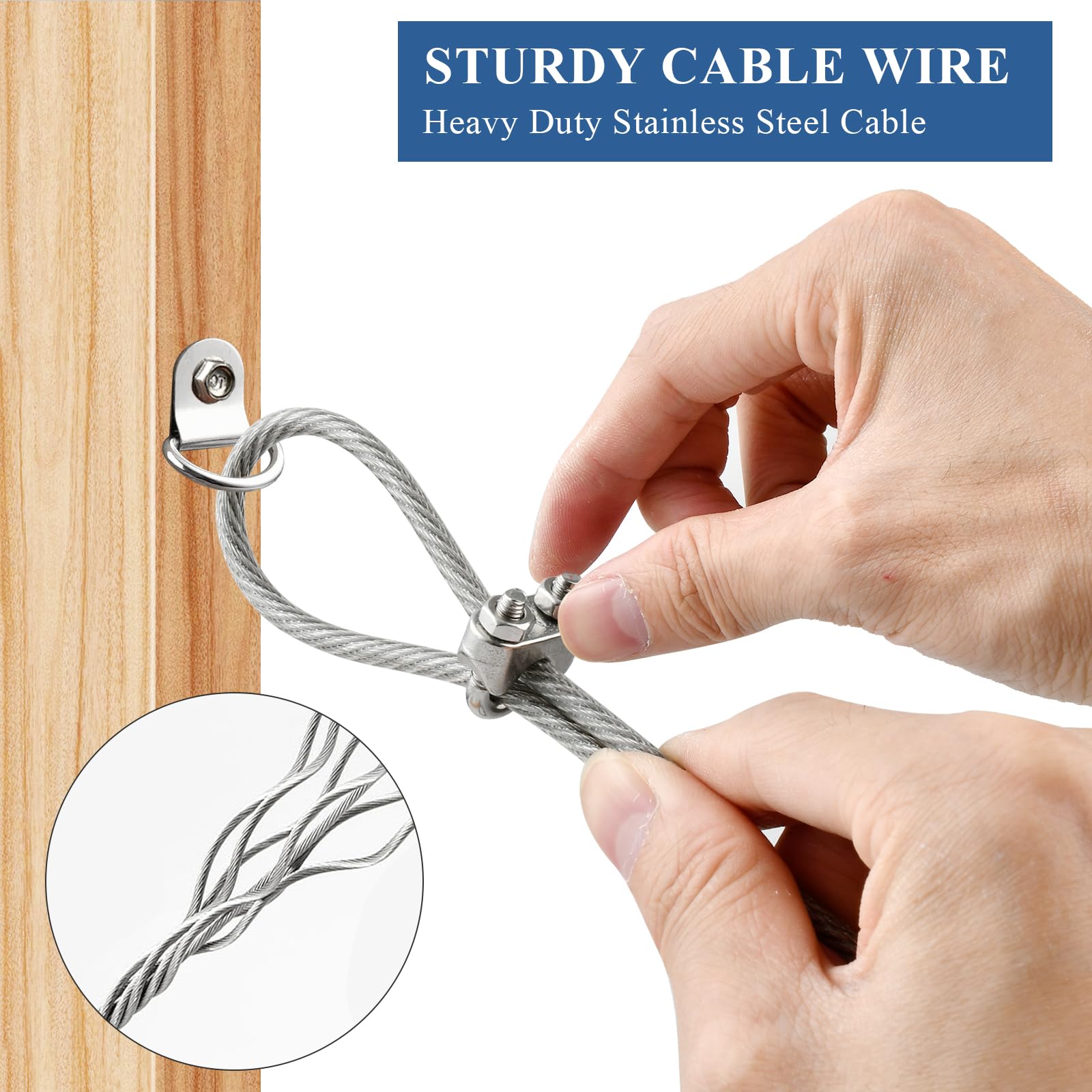 Supkiir self-drilling screws for quick, tool-free installation.