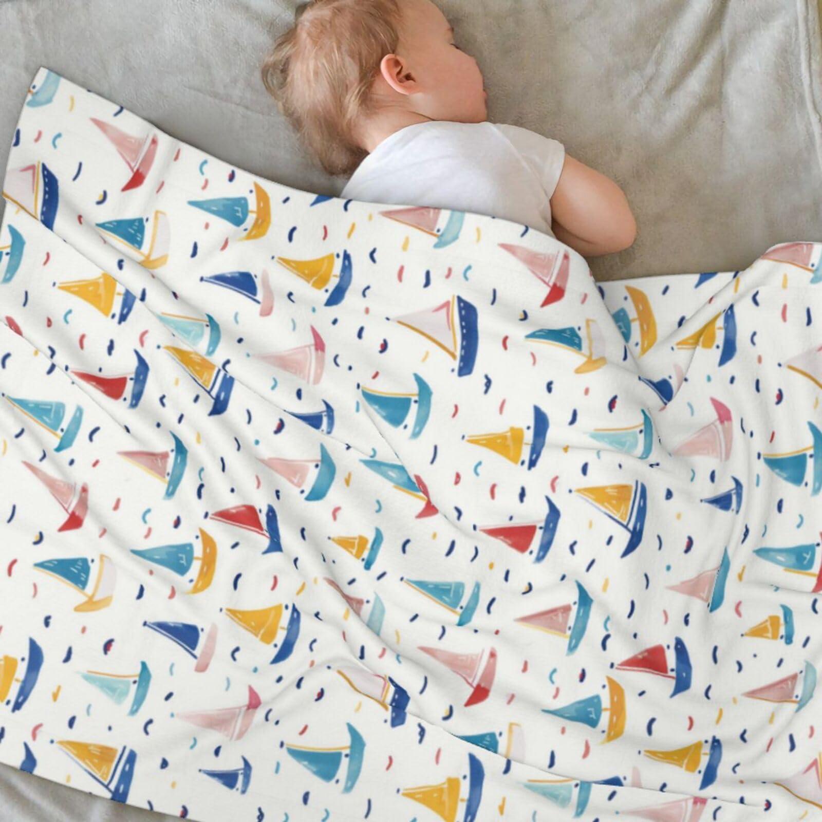 SUPLUCHOM 30x40 inch blanket ready for nap time and travel