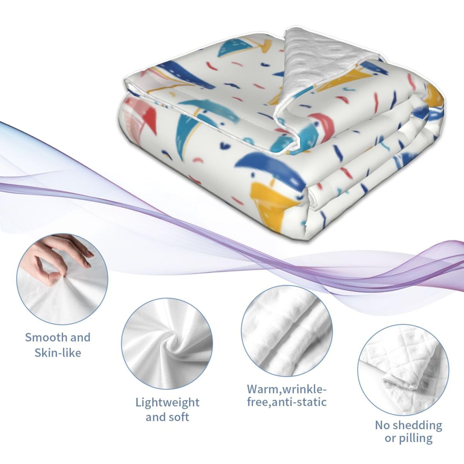 SUPLUCHOM portable folding blanket easy to store
