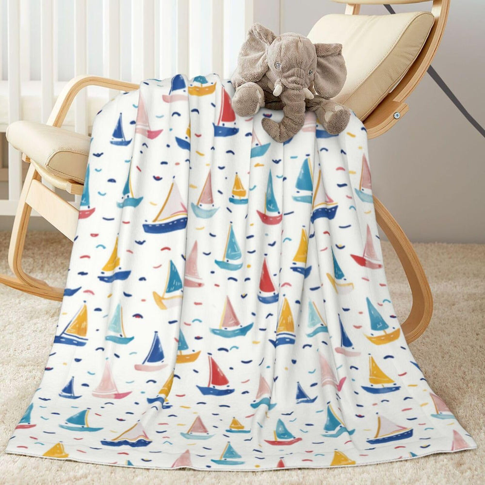SUPLUCHOM soft plush fabric blanket gently cushions baby’s skin