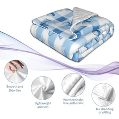 SUPLUCHOM soft plush fabric closeup highlights breathable warmth for all seasons.