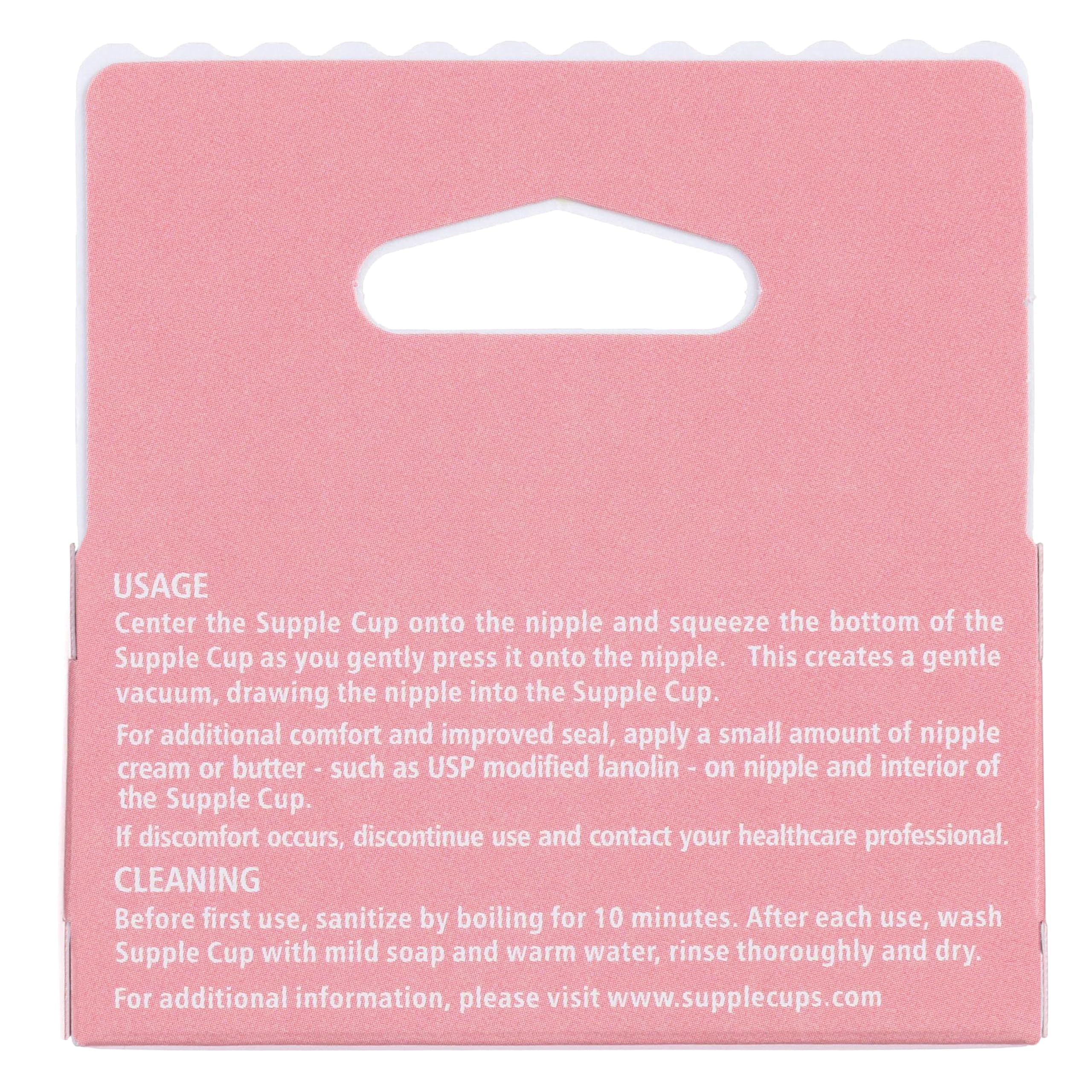 Supple Cups illustrate gentle suction for shy nipples and better latch.
