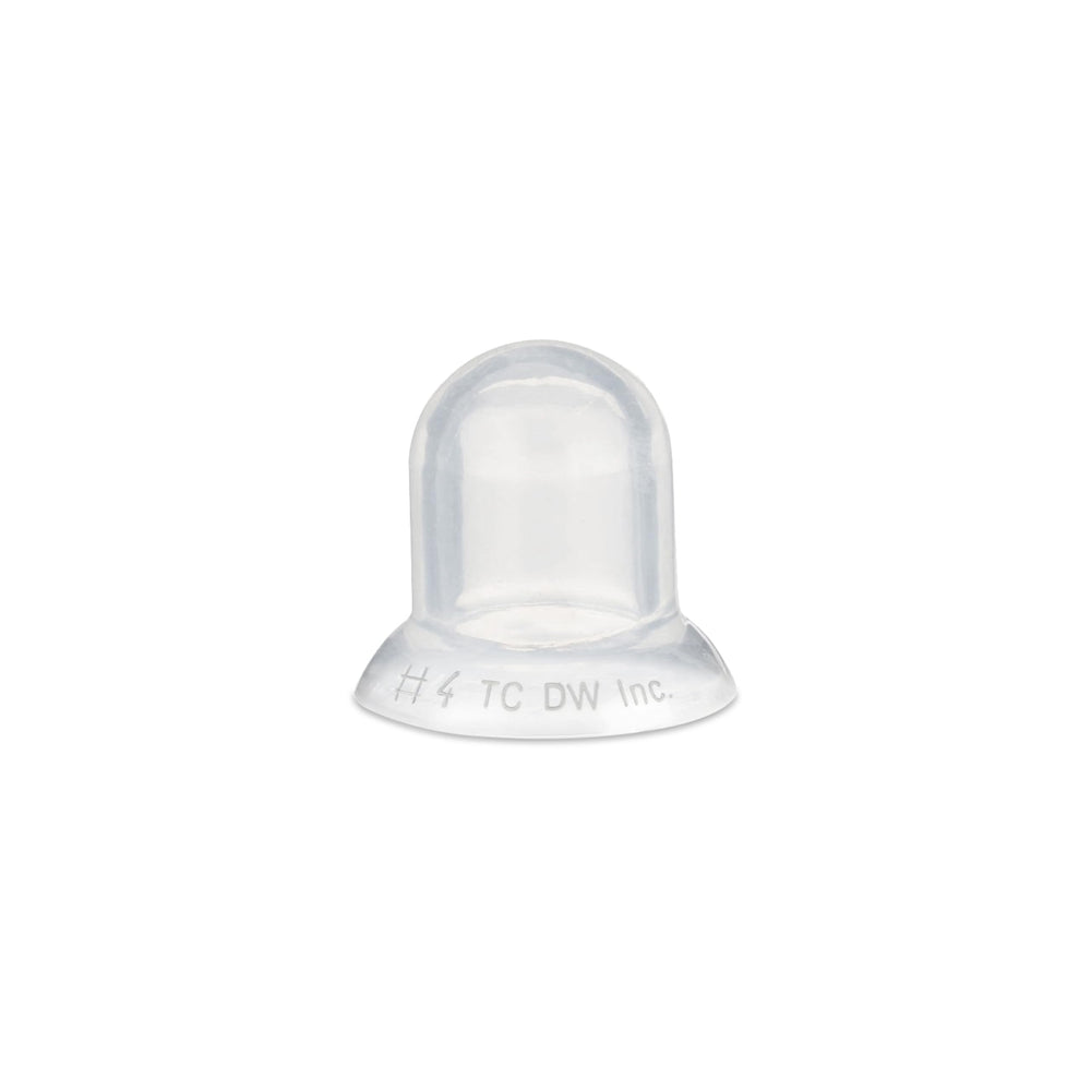 Supple Cups seal shown with lubricant to help improve seal.
