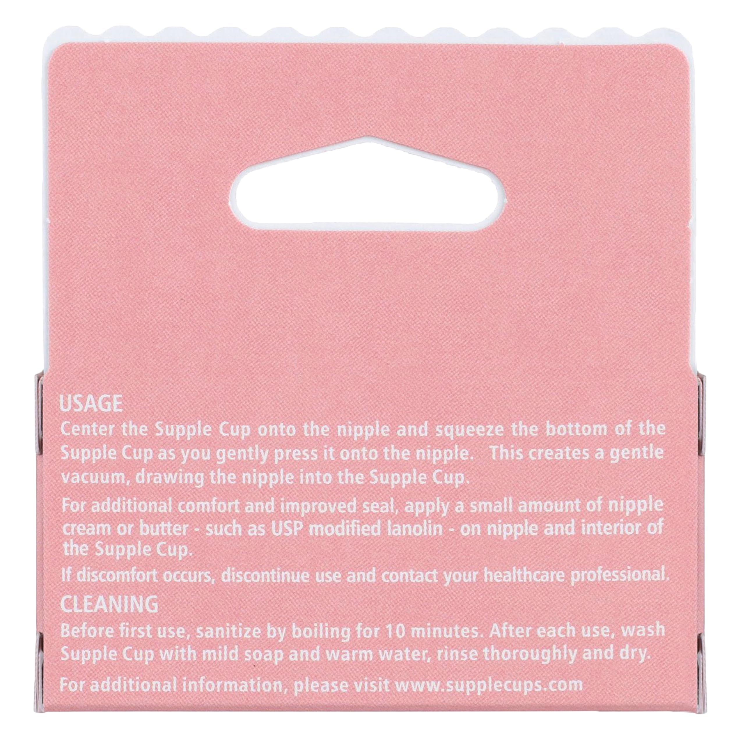 Supple Cups size 4 fit shown for comfortable nipple contact.