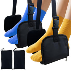 Suproamgo footrest hammock assembly for quick, tool-free setup during travel.