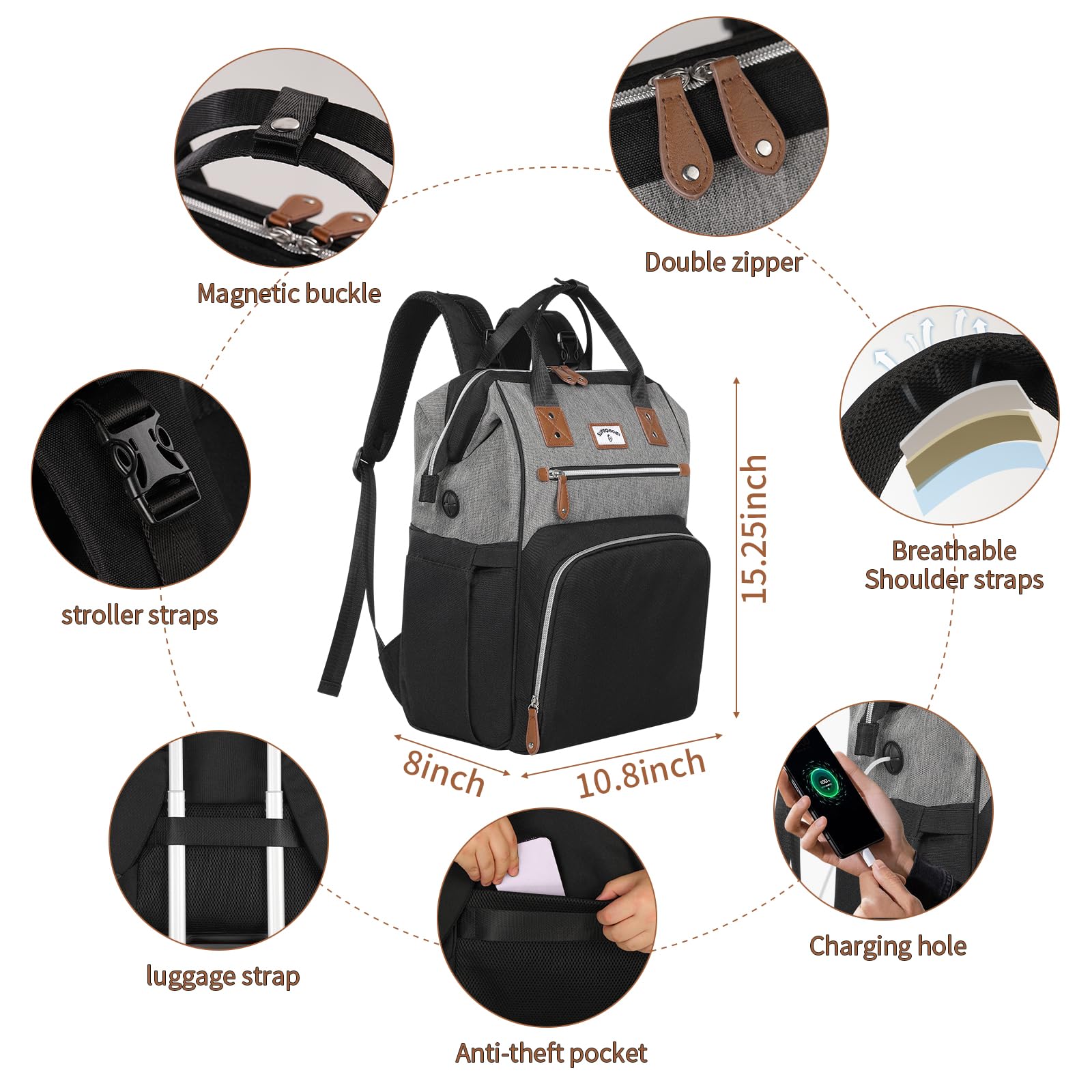 Neutral SUPROMI color option blends with outfits while staying practical