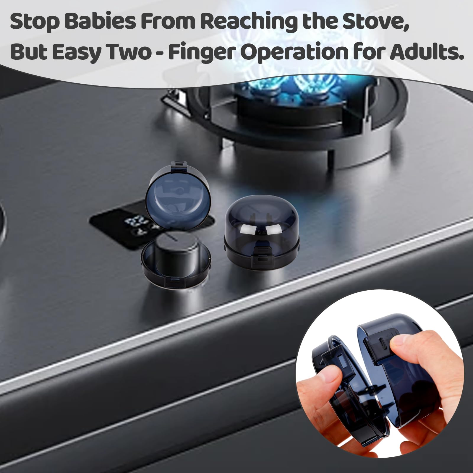 SuPruida high-temp knob cover withstands heat, ideal for busy kitchens.