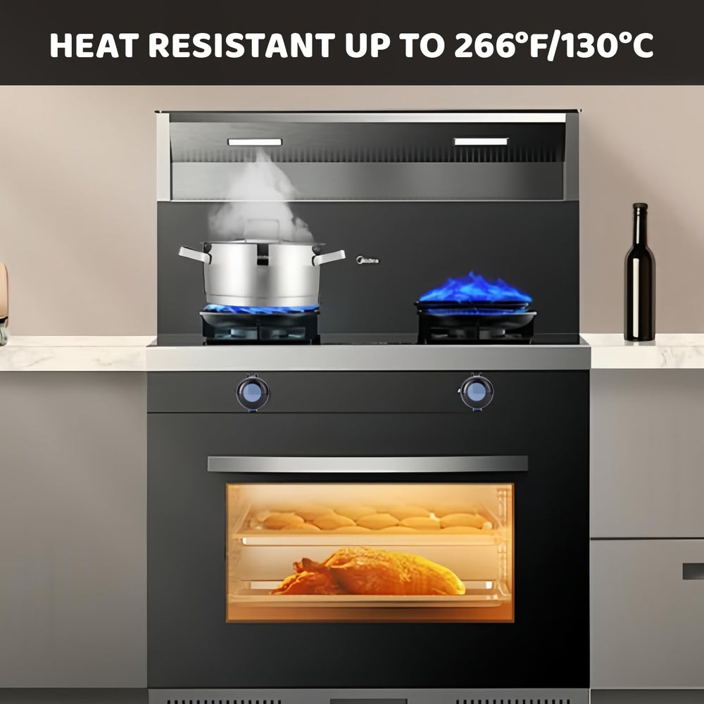 SuPruida knob cover complements modern kitchens with sleek black design.