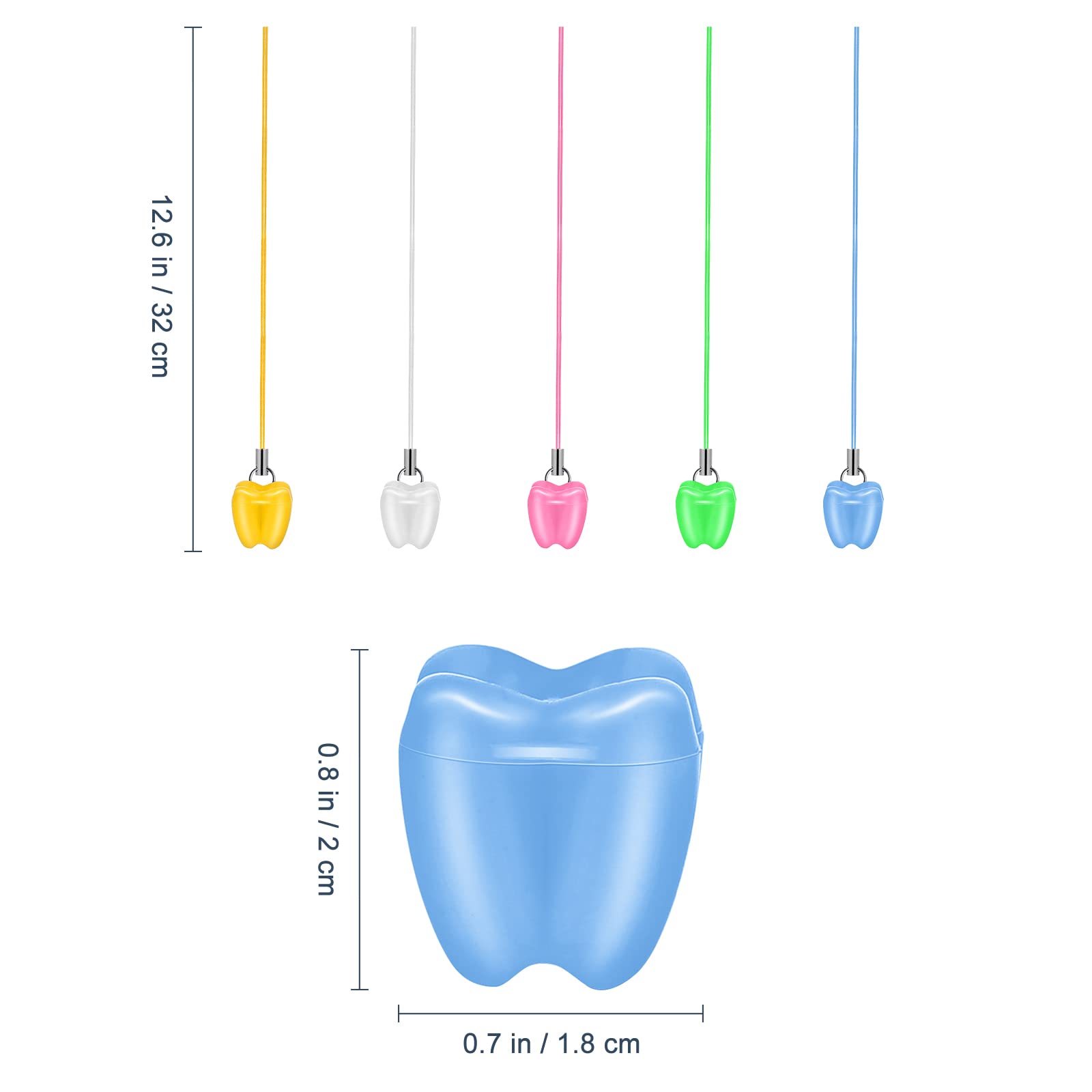 SUPVOX easy-to-use storage box for teeth, hair, and memories.
