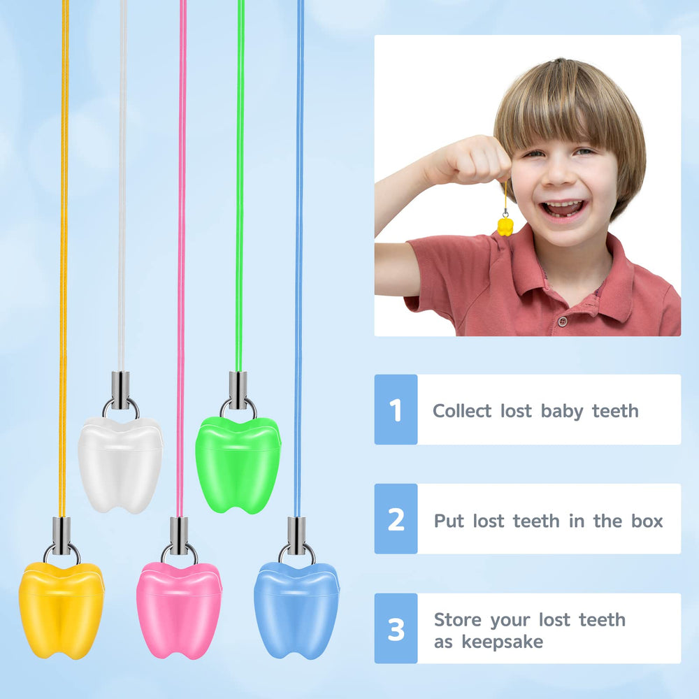 SUPVOX compact teeth box highlights portable keepsakes for easy travel.