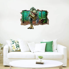 Supzone two-sheet dinosaur wall stickers for flexible DIY layouts