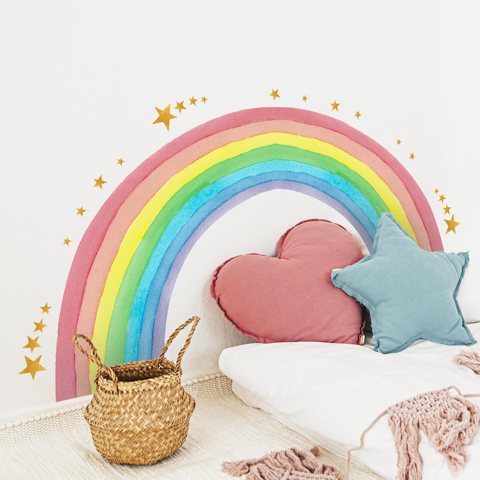 Supzone girls room decal kit lets you craft a magical wall scene.