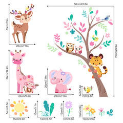 Supzone lion wall decal adds friendly wildlife to any child’s space.