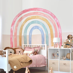 Supzone rainbow wall art for kids' bedroom; brightens playtime and imagination.