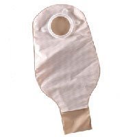 SUR-FIT Natura drainable pouch, 12-inch opaque design, discreet wear with built-in tail closure for easy drainage.