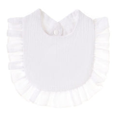 Surakey 4-layer baby bib with soft absorbent fabric keeps outfits dry