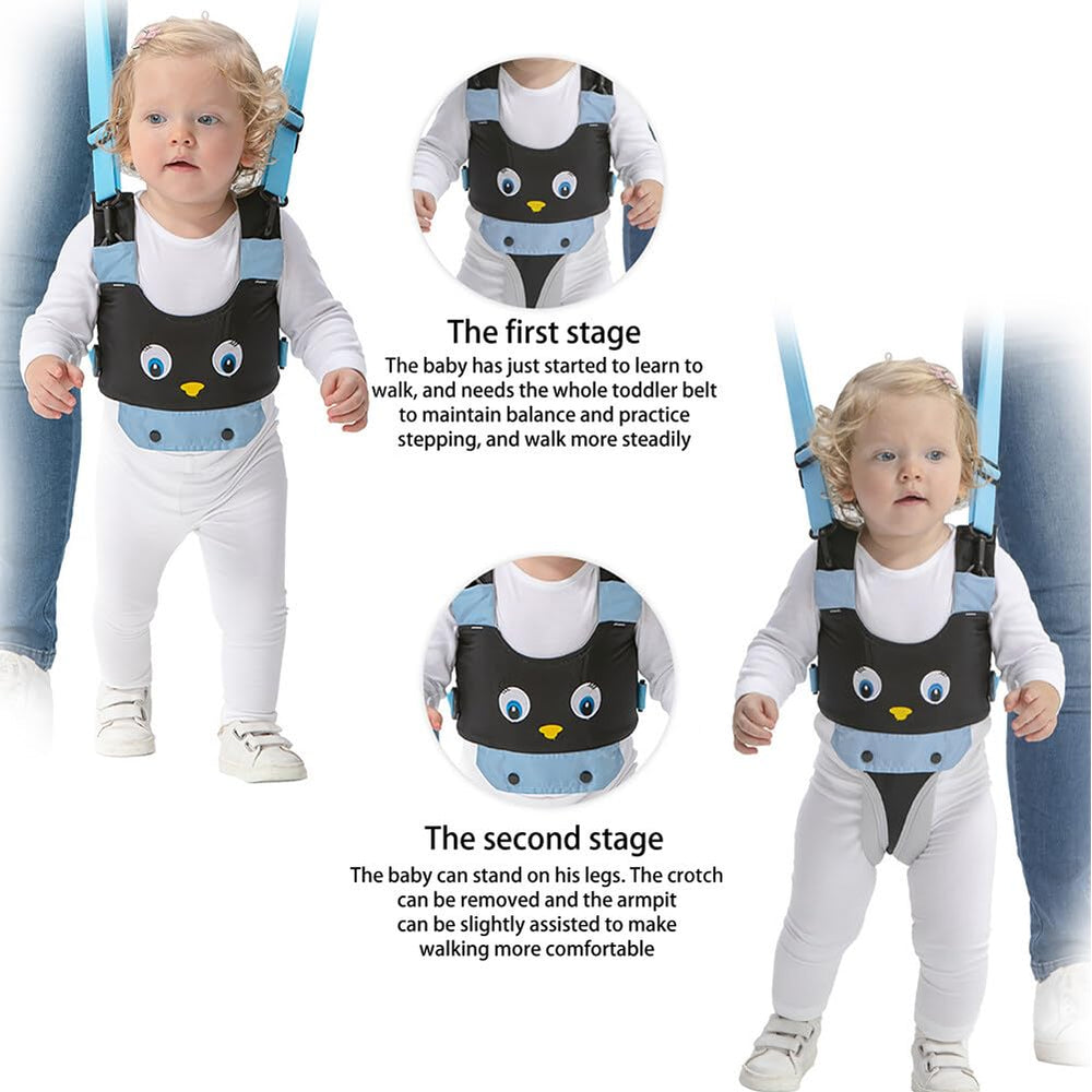 Surakey Baby Walking Harness in use demonstrates parent-friendly control for steady practice