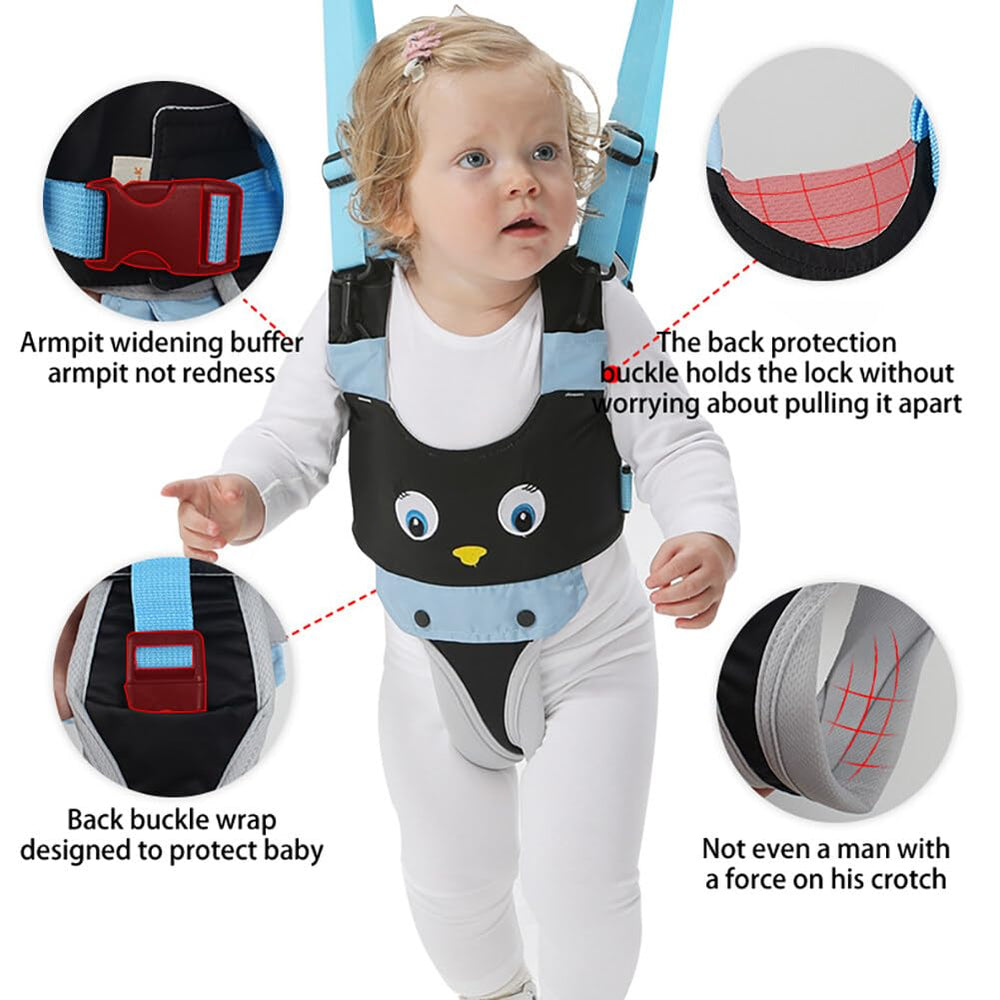 Surakey Walking Harness safety lock highlights extra security during steps