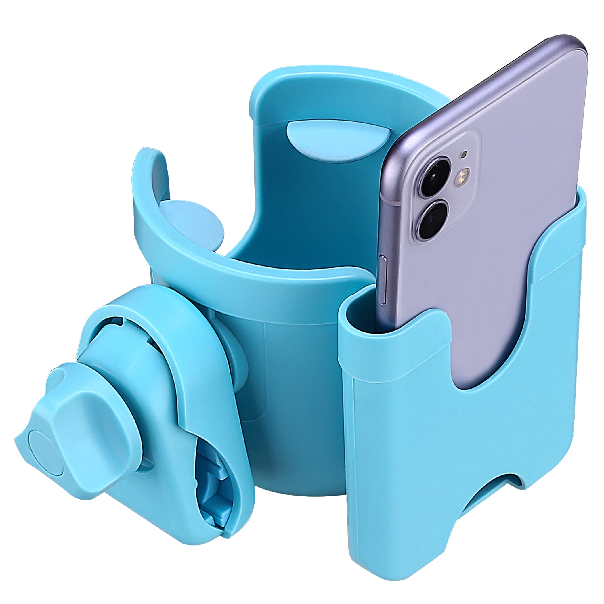 Suranew adjustable stroller cup holder with tool-free setup