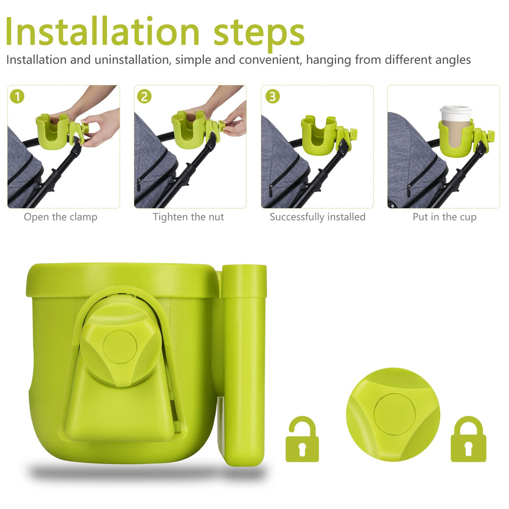 Suranew cup holder includes a phone slot for slim devices.