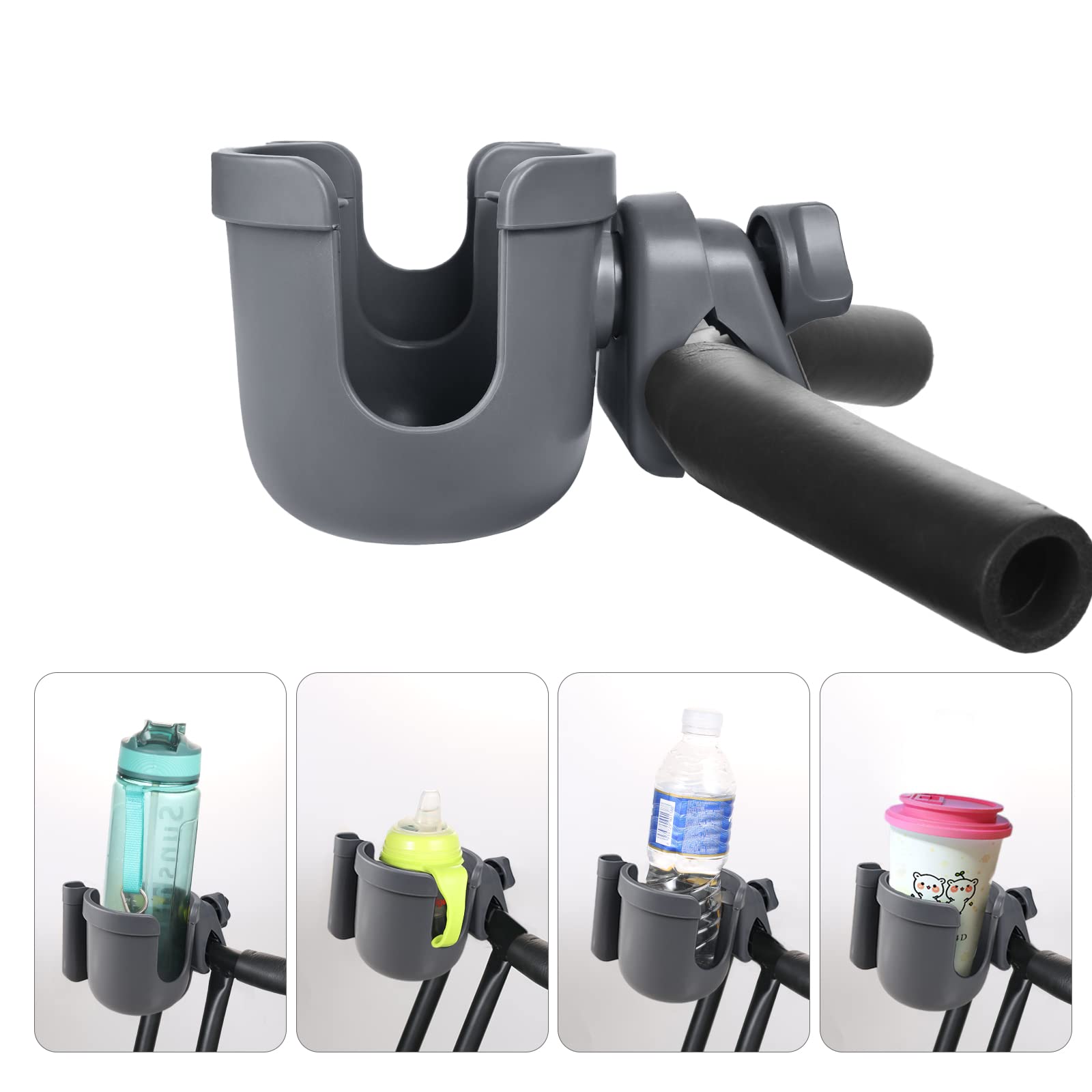 Suranew wide compatibility cup holder fits many strollers for versatile use.