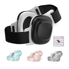 SURAVO Baby Earmuffs folded in a travel bag for on-the-go protection.