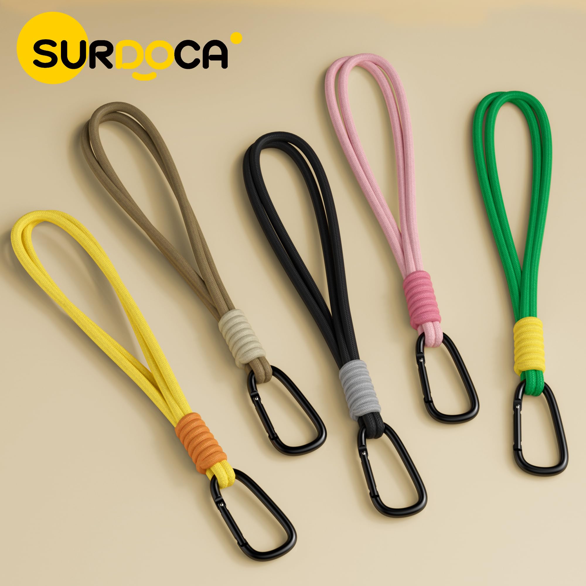 SURDOCA heavy-duty aluminium stroller clip offers durable support for daily use.